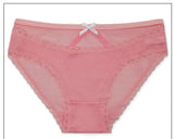 5pcs/Lot Girl Underwear  Vogue Sexy Lace Cotton
